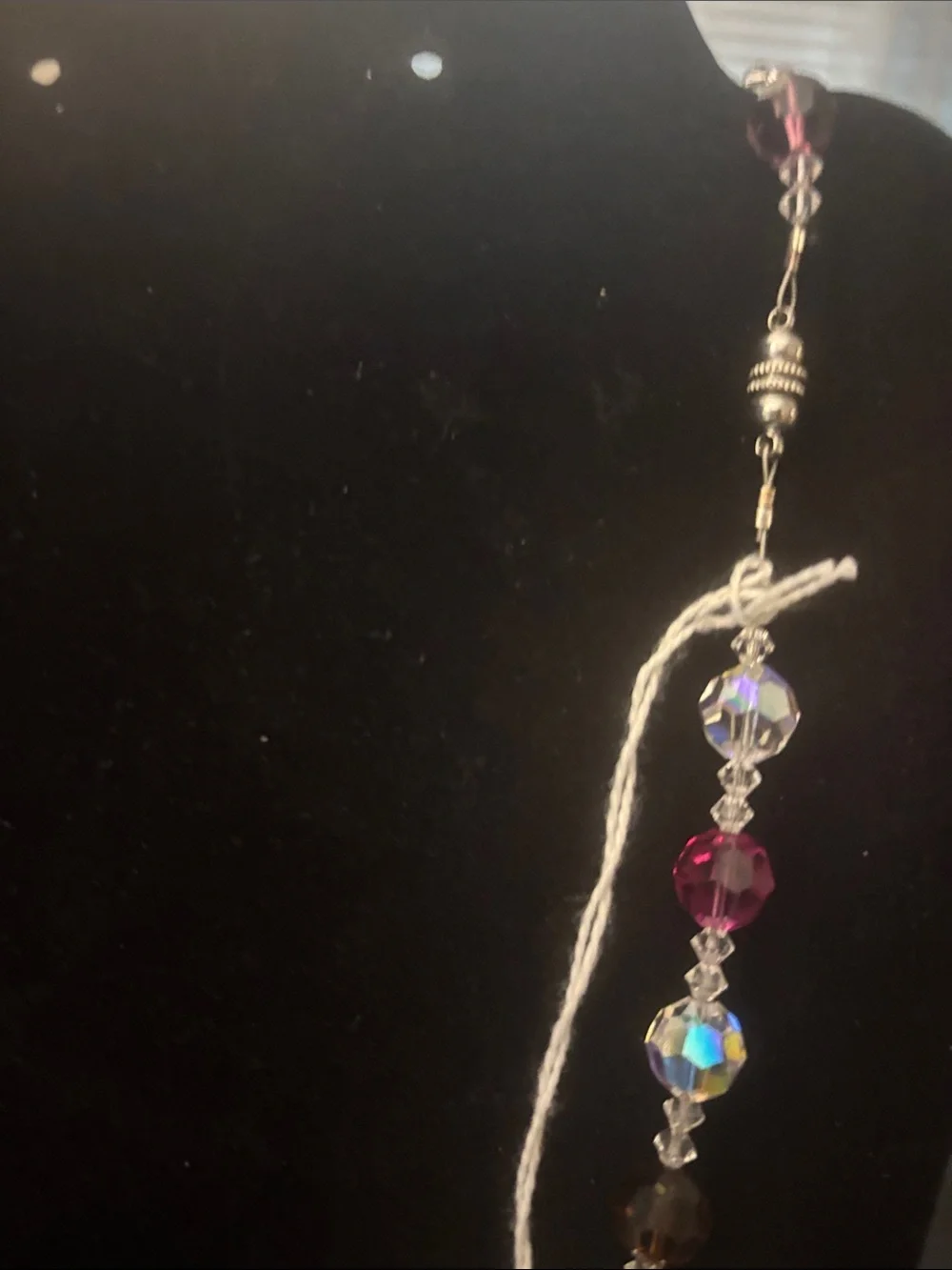 Multicolor Crystal Beaded Necklace -